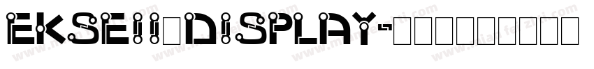 EKseII Display字体转换